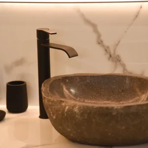 Detailaufnahme Steinwaschbecken